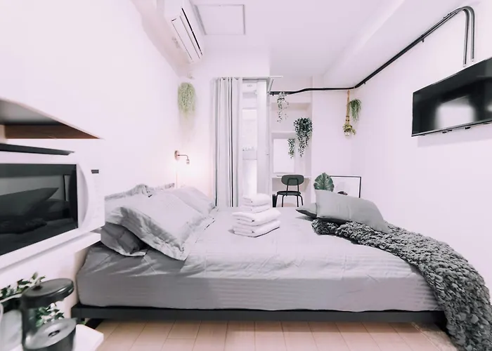 Minimalist Loft Namba Compact Studio With A 24-Hour Gym Ma803
