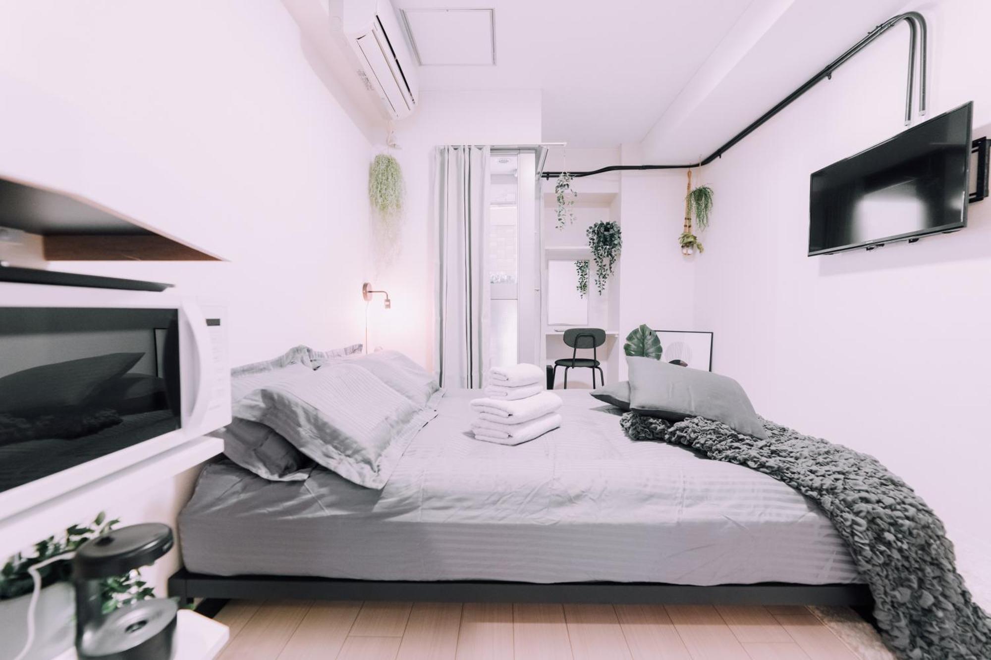Minimalist Loft Namba Compact Studio With A 24-hour Gym Ma803 * Osaka