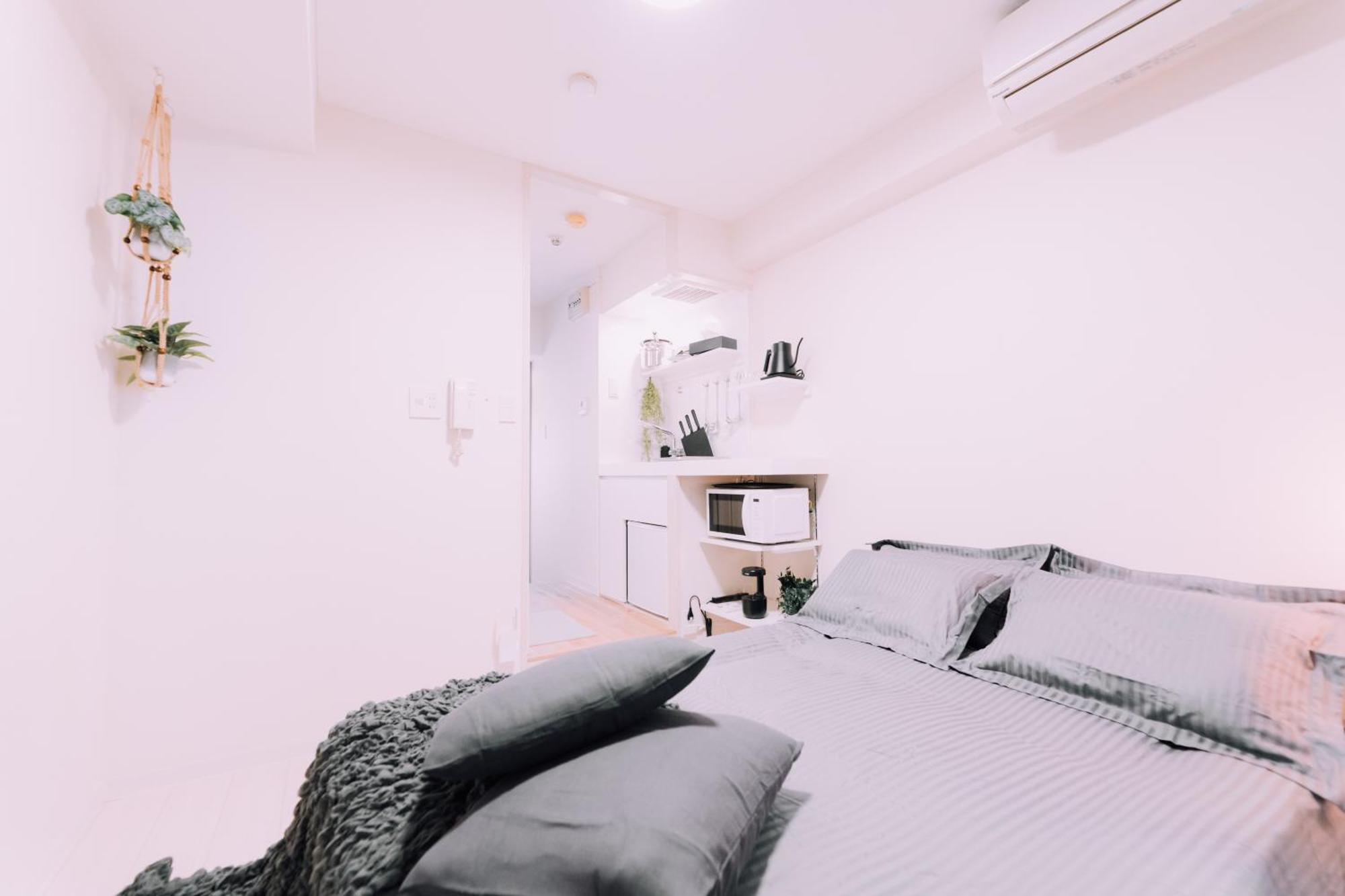 Minimalist Loft Namba Compact Studio With A 24-hour Gym Ma803 Apartment *